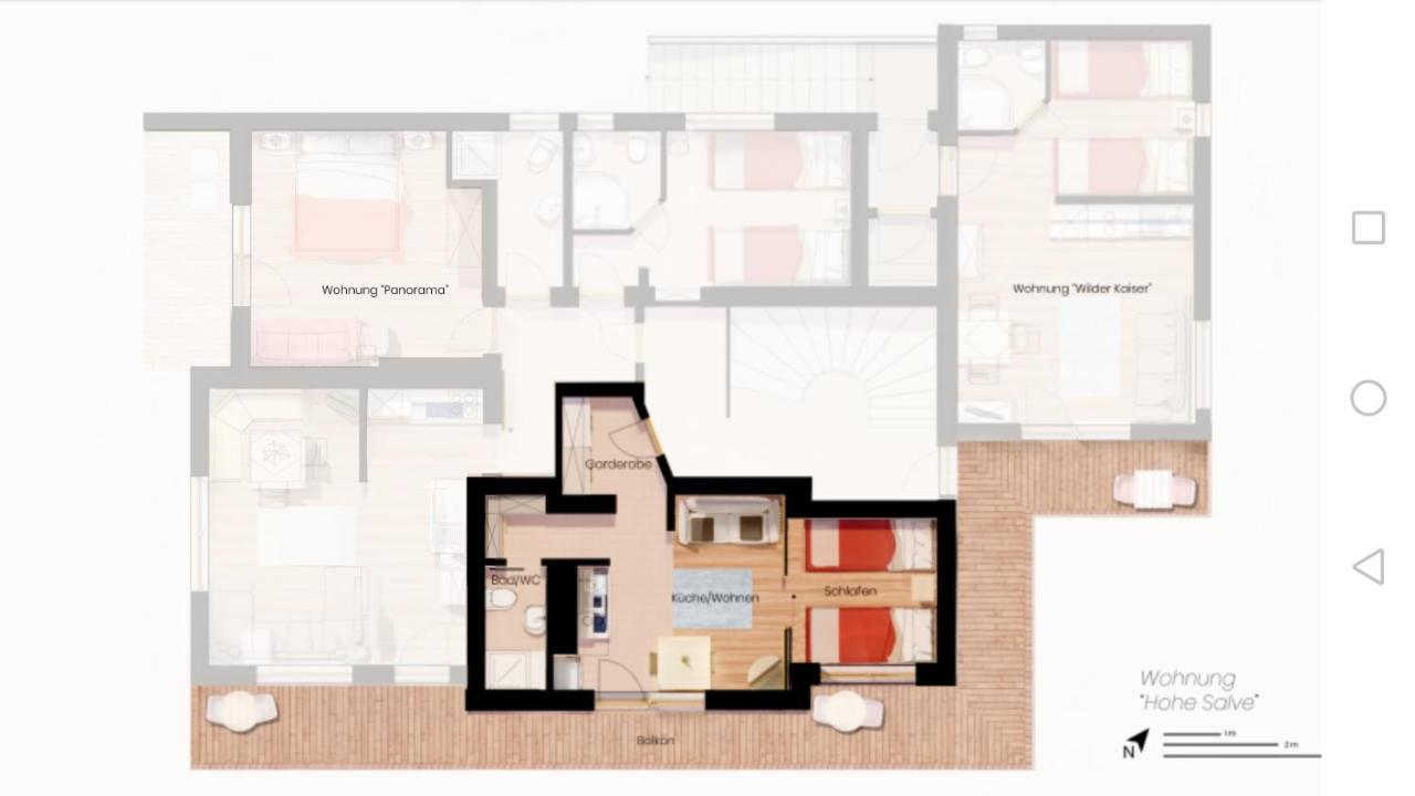 Appartements Alpenblick Söll Exteriör bild