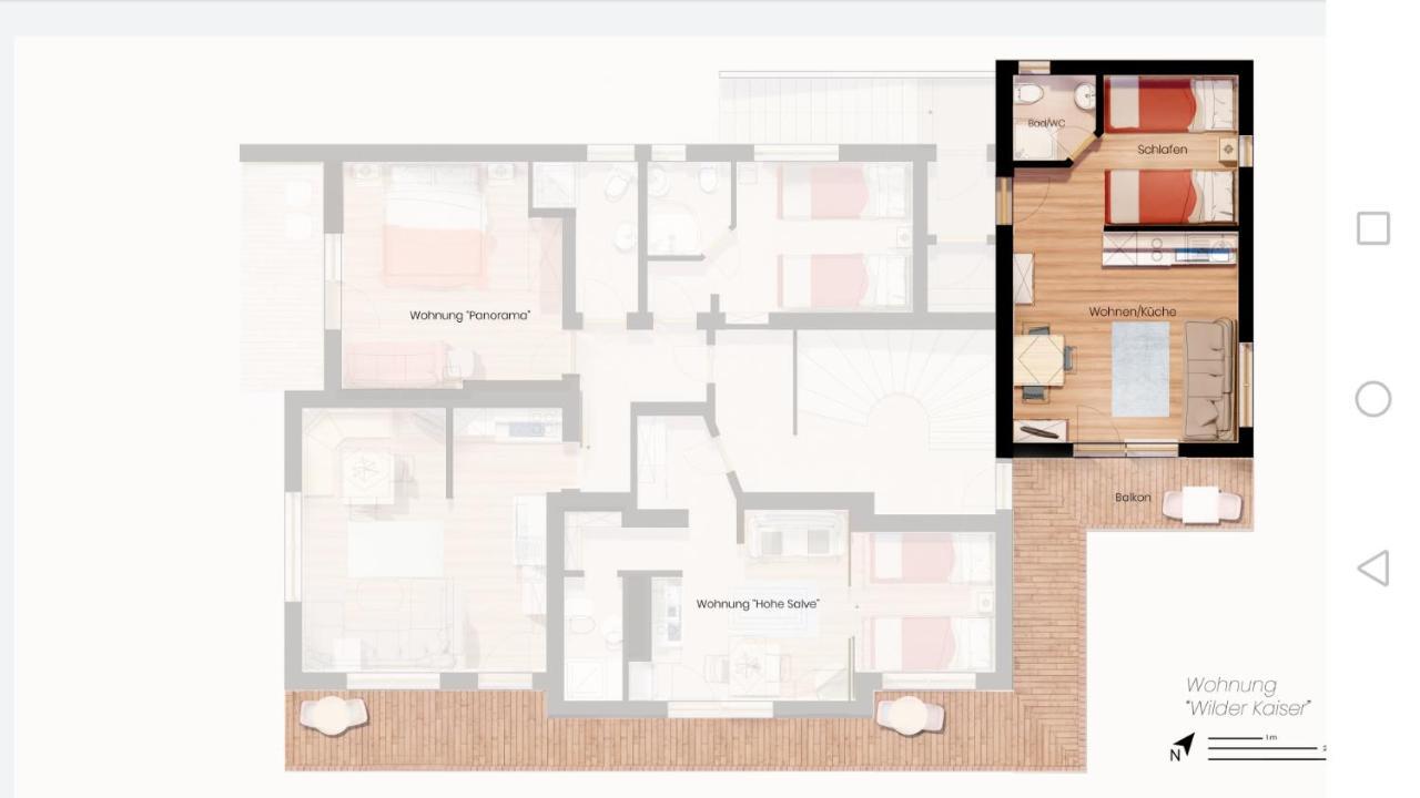Appartements Alpenblick Söll Exteriör bild
