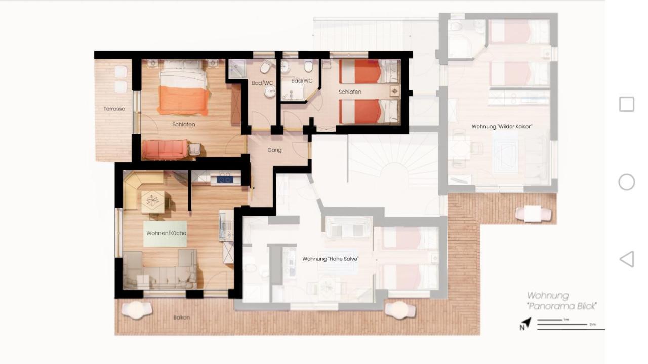 Appartements Alpenblick Söll Exteriör bild